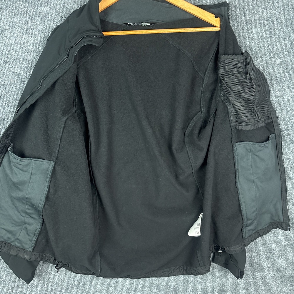 Helly Hansen Paramount Softshell Jacket Mens Medium Black Full Zip - Picture 6 of 10